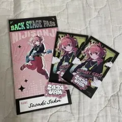 にじさんじ×まねきねこコラボ　笹木咲 メッセージ付きカード　チェキ