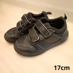 adidas★アディダス　ベルクロスニーカー 17cm　キッズ　スニーカー　黒