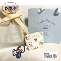 コラボギフトセット★【gelato pique】スヌーピーポーチ PEANUTS