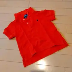 ポロラルフローレン　オレンジ ポロシャツ 18M(100から110cm)