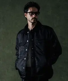 [✨極美品✨]CRIMIE ボア襟付きブルゾンジャケットSサイズ