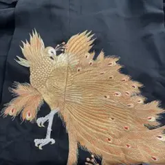 黒留袖 孔雀刺繍
