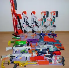 ※ジャンク扱い　◆ ナーフ　ブラスター超大量セット 2個口② ※正常動作品 付属品欠品多数 ジャンク ◇ ナーフ ブラスター等