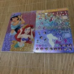 ディズニープリンセス ホログラムシールセット