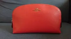 COACH ポーチ ドーム型 コーラルピンクのサムネイル