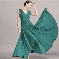 新品・未使用　ダンスウェア　ワンピース　ドレス　社交ダンス ステージ衣装 練習着