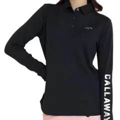 CALLAWAY 長袖ポロシャツ L ネイビー