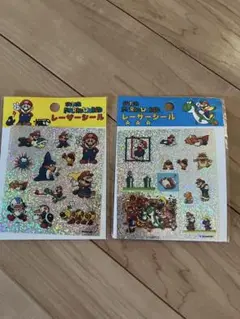 スーパーマリオ ホログラムレザーシールセット
