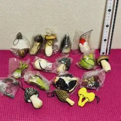ネイチャーテクニカラー MONO 山菜 キノコ ストラップ セット c - メルカリ
