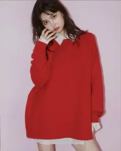 COCODEAL 赤　ニット　レッド