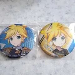 鏡音レン　缶バッジ　雪ミクスカイタウン　プロセカ　特典　セット