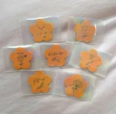 ENHYPEN オレンジフラワー 落下物 花