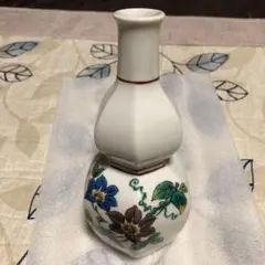 最終値下げ☆未使用☆九谷焼　清華　花瓶　一輪挿し