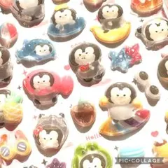 ペンギン ドロップシール ちゅるちゅるシール