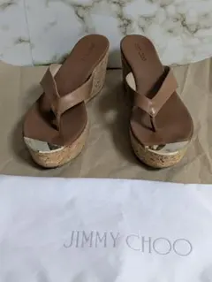 ♡JIMMY CHOO♡厚底サンダル♡41♡ウェッジソール♡コルク♡のサムネイル