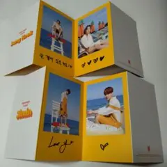 ジミン　ジョングク　サイン入り Butter メッセージカード2枚