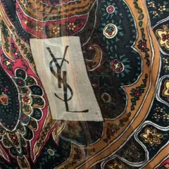 Yves Saint Laurent ペイズリー柄スカーフ