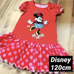 120 ディズニーストア ミニー 水玉 チュール ワンピース 半袖 ディズニーのサムネイル