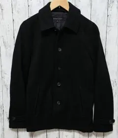 SHIPS シップス GENERAL SUPPLY ブラック ウールコートM