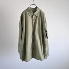 UNIQLOC ブロードオーバーサイズシャツ　M カーキ