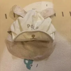 バースデイ POLObaby ベビー帽子 42cm うさ耳キャップ