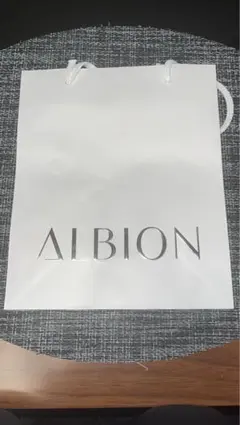 ALBION ショップ袋　ホワイト