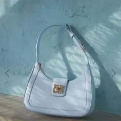 VIS ハンドルリボンワンショルダーバッグ