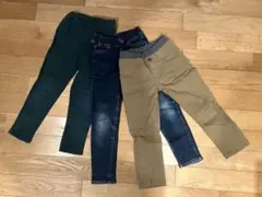 キッズ長ズボン3本セット　120センチ