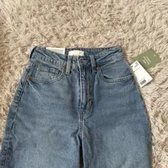 H&M マムジーンズ　ハイウエスト　EUR32