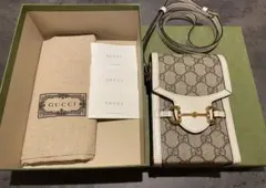 【美品】GUCCI GGキャンバス ショルダーバッグ
