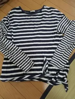 おまとめ100円☆GUボーダーカットソー 長袖