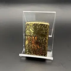 火花確認済み ZIPPO メタルジャケット サイドクロス ゴールド クロス 