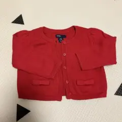 babyGap 赤いカーディガン 6-12ヶ月