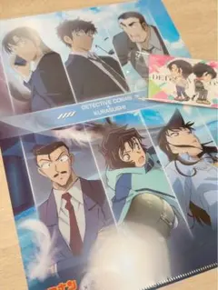 コナン　くら寿司　クリアファイル　ステッカー