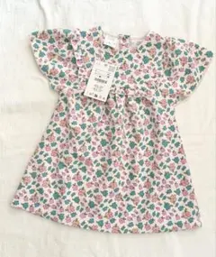 【新品タグ付】ZARA 花柄 フリル ワンピース 92cm 2yearsのサムネイル