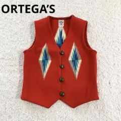 ORTEGA’S　オルテガ　チマヨベスト　くるみボタン　CHIMAYO VEST