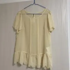 アース　半袖ブラウス