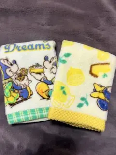 ディズニーランド　ハンドタオル　新品未使用　ミッキー　ミニー ２枚セット