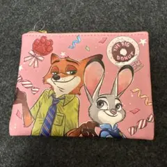 ズートピア　フラットポーチ　タグつき