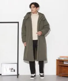 ナノユニバース/「CLIMASHIELD」別注フーデッドロングコート