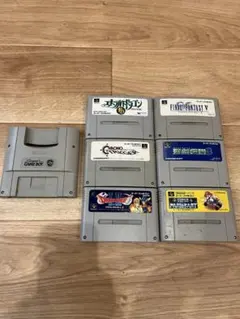 スーパーファミコン ゲームソフト6本セットとスーパーゲームボーイ