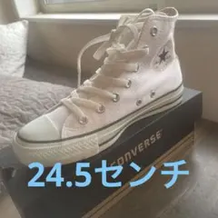 CONVERSE ホワイト ハイカットスニーカー