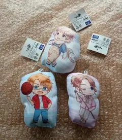 ラウンドワン限定　ヘタリア　クッションキーホルダー　ロシア等計3個　新品