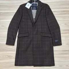 2026年最新】Super140 メルトンオーバーサイズステンカラーコートの