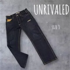 UNRIVALED(アンライバルド)リメイク風　濃紺デニム　サイズ3 日本製