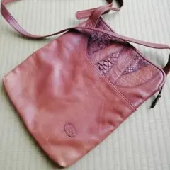 イビザ　パイソンレザー　ショルダーバッグ　IBZA