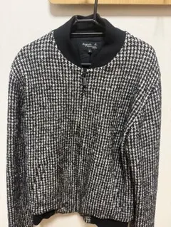 agnès b. homme ジャンパー ブラック・ホワイト サイズ0