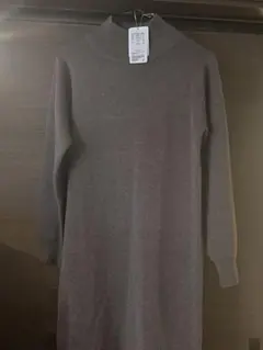 ニットベスト ロングワンピース