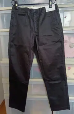 ユニクロ ヴィンテージレギュラーフィットチノ W79 ブラック 未使用品
