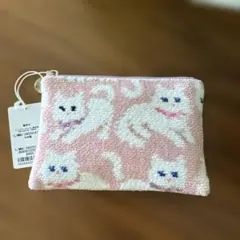 新品タグ付き　フェイラー　FEILER モフモフネコチャン ティッシュポーチ